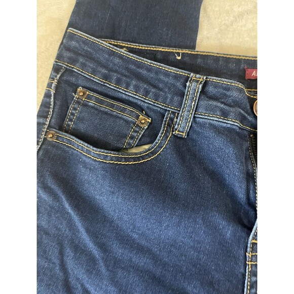 April Girl Jeans Skinny Stretchy 30w 28L. Dark Blue Jeggings - Picture 5 of 12